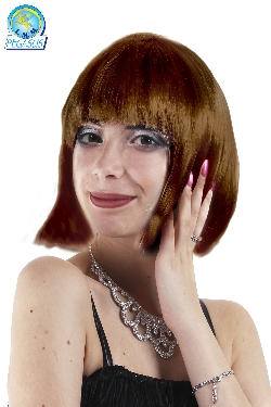 PARRUCCA VALENTINA CASTANA CORTA